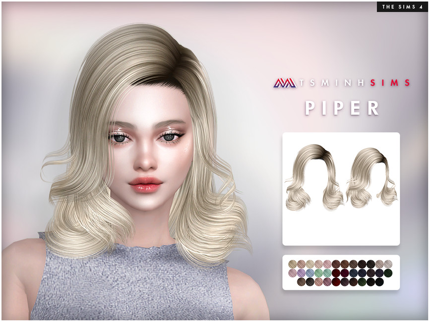 The Sims Resource - Piper Hair