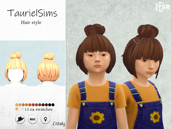 The Sims Resource - Citlaly-Hairstyle (children)