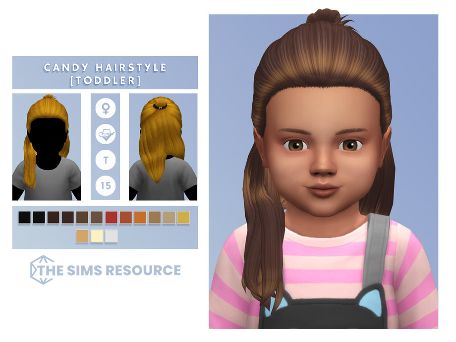 The Sims Resource - Candy Hairstyle (Toddler)