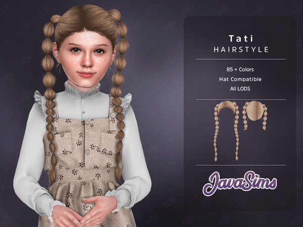 The Sims Resource - Tati (Child Hairstyle)