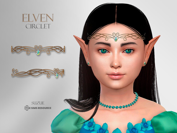 The Sims Resource Elven Circlet Child