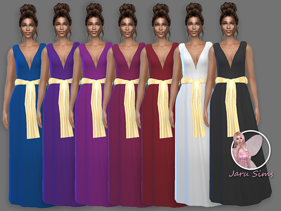 The Sims Resource - SIMYTHOLOGY Dress Satiah 1