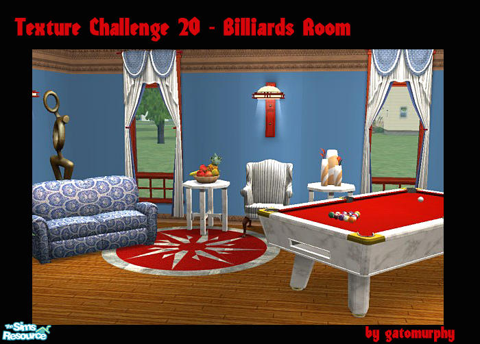 The Sims Resource - Texture CLG 20 - Billiards Room Set