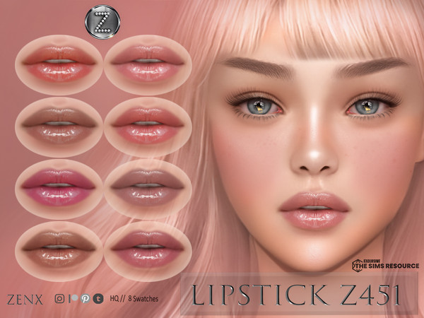 The Sims Resource Zenx Lipstick Z Hq