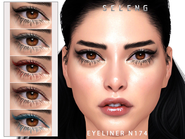 The Sims Resource - Eyeliner N174