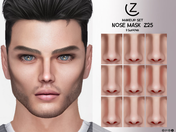 The Sims Resource - NOSE MASK Z25