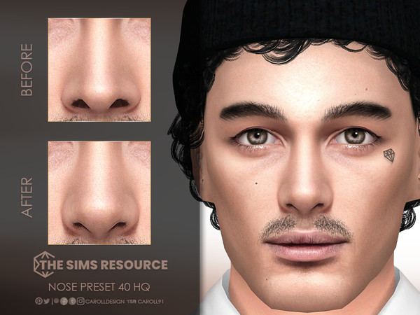 The Sims Resource Nose Preset 40 Hq