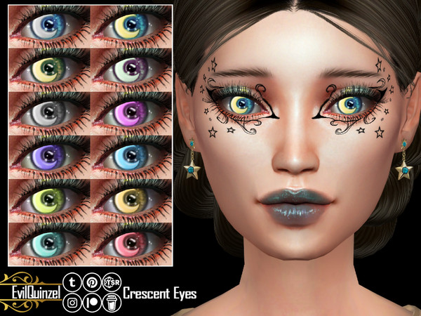 The Sims Resource - Crescent Eyes