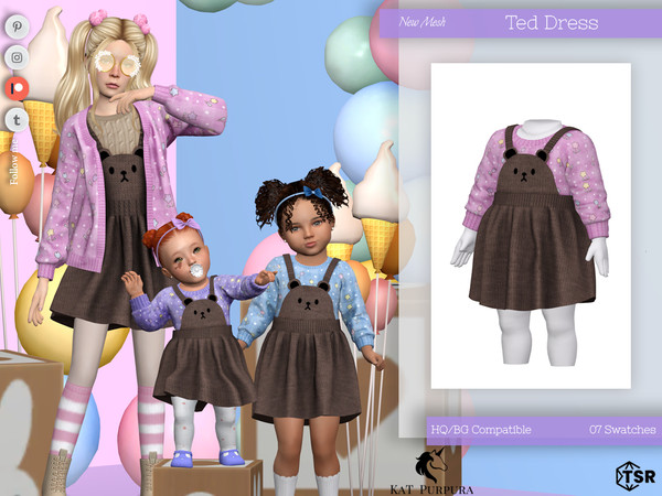 The Sims Resource - Ted Dress- Infant