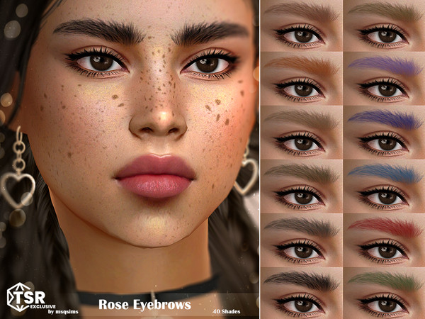 The Sims Resource Rose Eyebrows