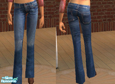 The Sims Resource - Guess Foxy Flare Jean