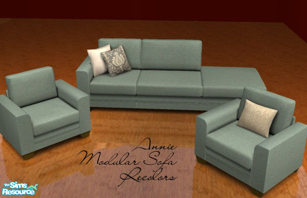 The Sims Resource - Annie Modular Sofa Recolors