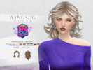 Sims 4 — WINGS-TF1220-medium-length curly hair by wingssims — Colors:30
