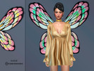 Sims 4 — Verya Wings by Suzue — Fairy wings for Enchanted by Nature Expansion Pack.