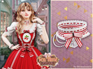 Sims 4 — Tea Time - Sweet ribbon pearl necklace by MysteriousOo — This sweet necklace combines delicate pearls with cute
