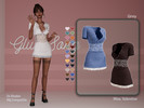 Sims 4 — Ginny short dress with lace details by MissValentine142 — 24 Shades