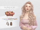 Sims 4 — WINGS-NL0210-Long curly hair by wingssims — Colors:30