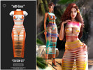 Sims 4 — Off-Line - Colson Set (Patreon Exclusive) by VentaStudio — Colson Dress