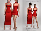 Sims 4 — MARINA DRESSES SET by Joan_Campbell_Beauty_ — INCLUDES: LONG DRESS (14 swatches)