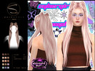 Sims 4 — S-CLUB BRAID LONG HAIRSTYLE MidnightSun by S-Club — BRAID LONG HAIRSTYLE sclub_ts4_hair_ 090626, hope you like,