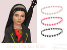 Sims 4 — Stars Choker Kids by Dissia — Shiny necklace made of little stars for kids