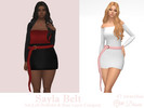Sims 4 — Sayla Belt by Dissia — Solids long belt