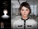 Sims 4 — S-CLUB side-buns hairstyle by S-Club — side-buns hairstyle 070826 thank you.