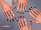 Sims 4 — Star Nails by Suzue — New Mesh (Suzue)