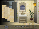 Sims 4 — Ceramic Field Tiles in citrine by Emerald — Ceramic Field Tiles are designed to be stunning,incredibly strong