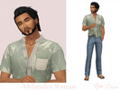 Sims 4 — Alejandro Ramos by Dissia — Alejandro is Family-oriented, Loner and Loves Outdoors with a Freelance Botanist