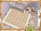 Sims 4 — Countryside Charm - Rustic Rugs by lavilikesims — A set of 5 rugs all with that country rustic charm, 4x4