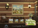 Sims 4 — Countryside Paintings by Emerald — Contryside painting focuses on nature and built environments around us.