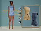 Sims 4 — Caterina tank sweater with matching shorts by MissValentine142 — 24 Shades