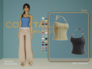 Sims 4 — Carina halter stripe top by MissValentine142 — 24 Shades