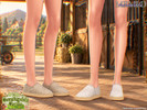 Sims 4 — Textured Espadrilles by Mermalade — New Mesh