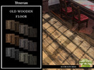 Sims 4 — Old Wooden Floor by Venerian - Countryside Charm by Venerian — 18 swatches Found in the wood floor category