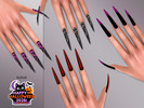 Sims 4 — Spider V2 Nails by Suzue — New Mesh (Suzue)