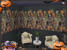 Sims 4 — Halloween - Fear Factor Walls by lavilikesims — So scary so just right for the season. all wall sizes, 5 walls