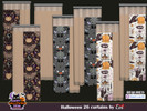 Sims 4 — Halloween curtains by evi — Time to decorate your house for halloween and have fun.