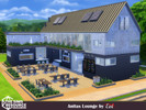 Sims 4 — Anitas Lounge No CC by evi — A lounge created by container. Two floor and many comfortable spots to enjoy your