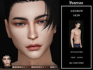 Sims 4 — Andrew Skin - Male - By Venerian by Venerian — 24 swatches Teen to elder Masculine frame only HQ compatible