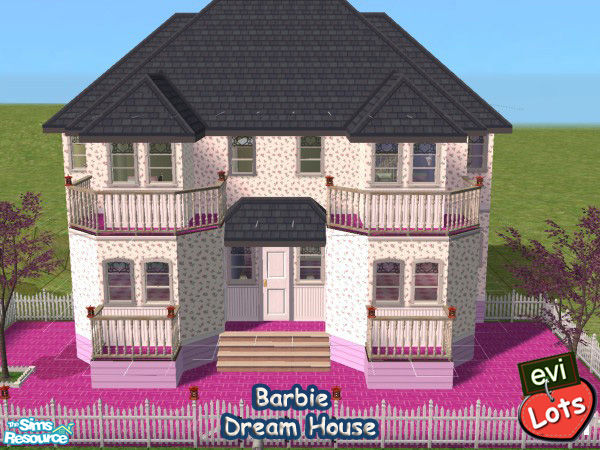 The Sims Resource - evi2s BARBIE DREAM HOUSE