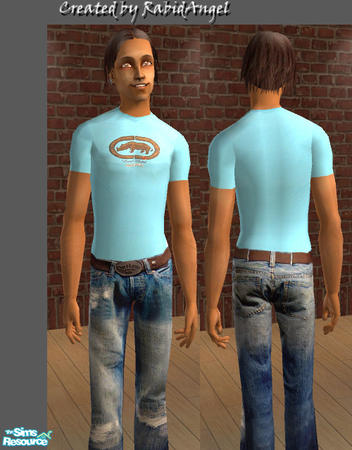 The Sims Resource - LRG Jeans w/Carhartt Black Vest