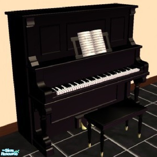 The Sims Resource - Black Piano