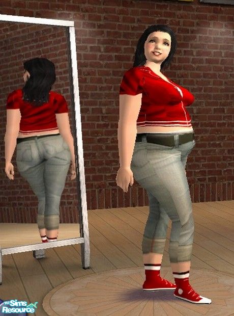 The Sims Resource - plus size and trendy