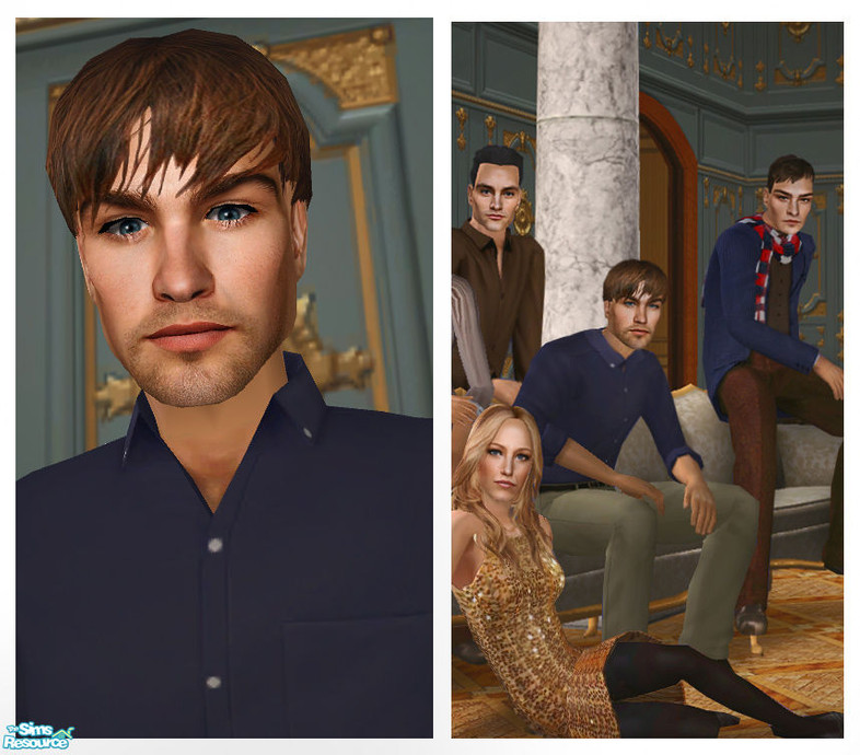 The Sims Resource - Chace Crawford as Nate Archibald