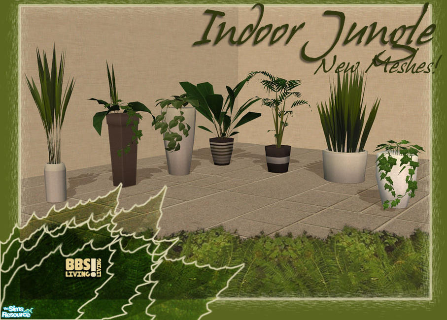 The Sims Resource - Indoor Jungle, Plants Set