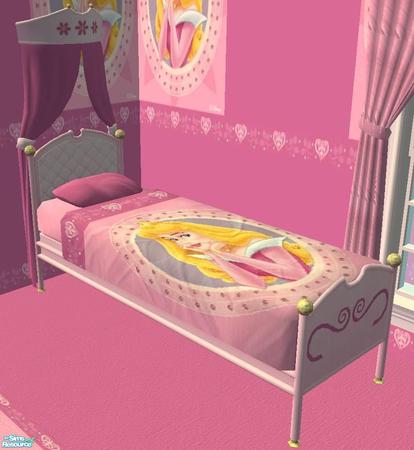 The Sims Resource - Disney Princess Set 2 Sleeping Beauty - Aurora Bed
