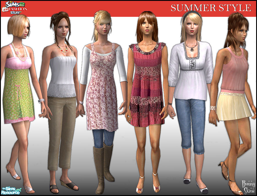 The Sims Resource - H&M Summer Style Part 1
