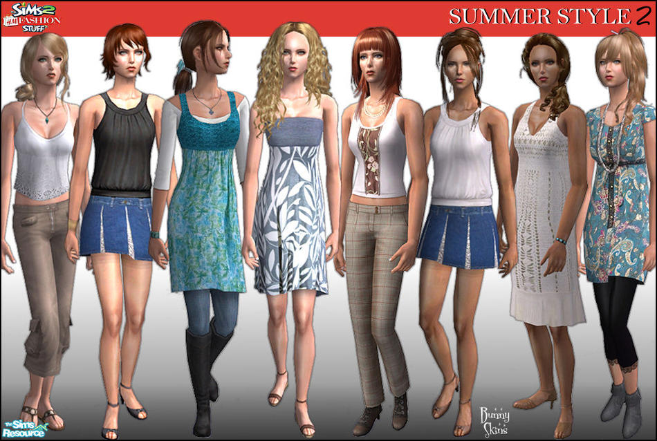 The Sims Resource - H&M Summer Style Part 2
